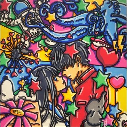 Peinture C'est toi ! par Fifel | Tableau Street Art Icones Pop