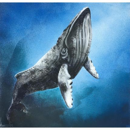 Peinture Baleine  par Locoge Alice | Tableau  Acrylique