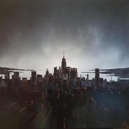 Peinture Manna-hatta par Rey Julien | Tableau  Acrylique