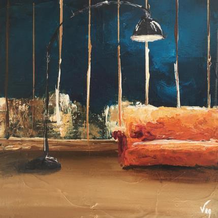 Peinture A l'endroit par Vinnie | Tableau Figuratif Huile Scènes de vie