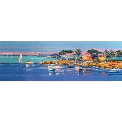 Gemälde Paillote bleu Ajaccio  von Corbière Liisa | Gemälde