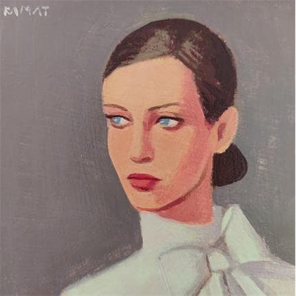 Peinture Ojos azules par Ramat Manuel | Tableau  Huile