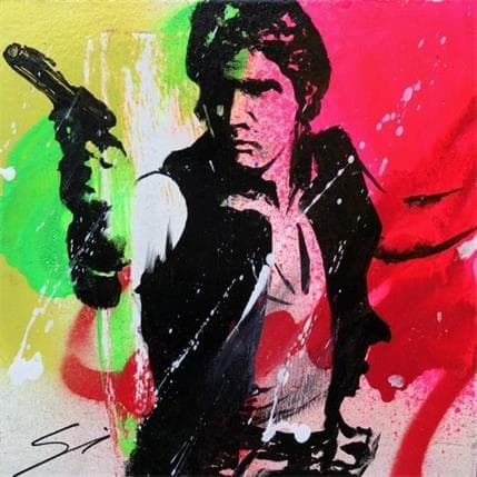 Peinture HAN SOLO par Mestres Sergi | Tableau  Graffiti