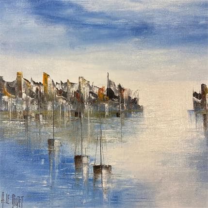 Peinture Marine Compo 221 par Le Diuzet Albert | Tableau  Huile