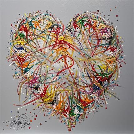 Pintura Amours à Dijon por Fonteyne David | Pintura Surrealism Acrylic Landscapes