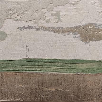 Peinture I want protect you par Roma Gaia | Tableau Figuratif Sable Scènes de vie