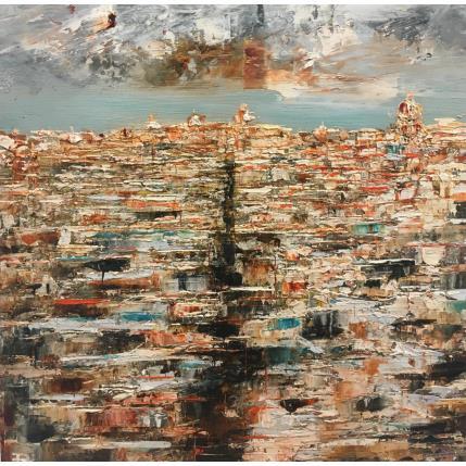 Peinture Cuba par Reymond Pierre | Tableau Abstrait Huile Urbain