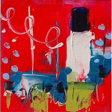 Peinture Une autre rive par Bastide d´Izard Armelle | Tableau Abstrait Huile Paysages