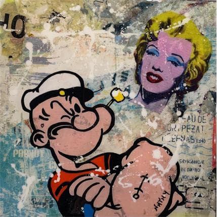 Peinture Mon fantasme... par Nathy | Tableau Pop-art Icones Pop