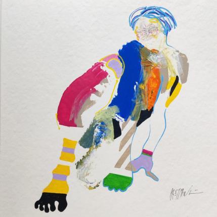 Gemälde Oui, j'arrive von Cressanne | Gemälde  Acryl