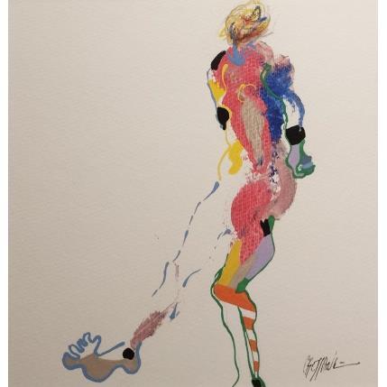 Gemälde Quel beau pied  von Cressanne | Gemälde  Acryl