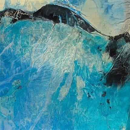 Peinture Mascaret 3 par Han | Tableau Abstrait Minimaliste