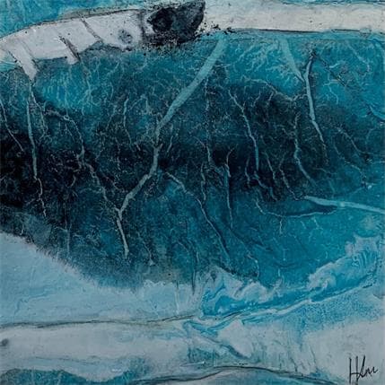 Peinture Résurgence 3 par Han | Tableau Abstrait Minimaliste