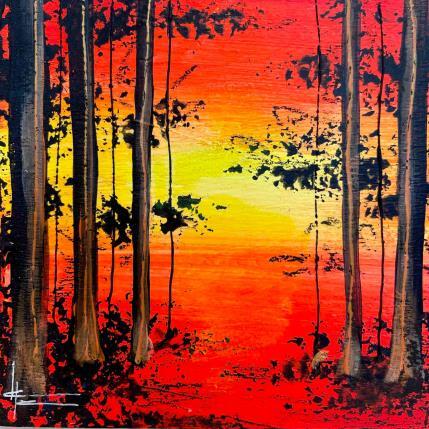 Peinture Avant la nuit 1 par Locoge Alice | Tableau  Acrylique