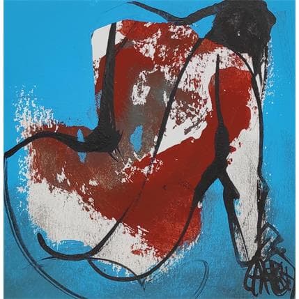 Peinture Lagon 6 par Chaperon Martine | Tableau Figuratif Acrylique Nu