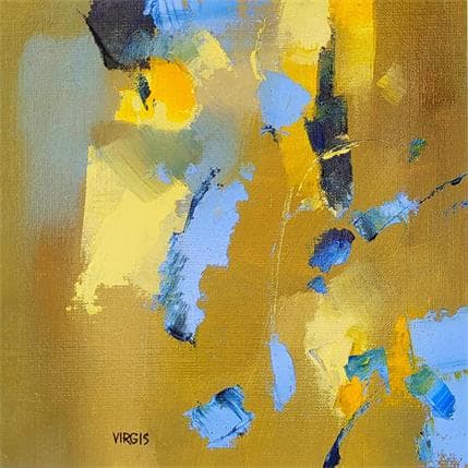 Peinture SUNNY AFTERNOON par Virgis | Tableau Abstrait Huile Minimaliste