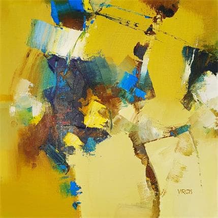 Peinture ONE WAY OR ANOTHER par Virgis | Tableau Abstrait Huile Minimaliste