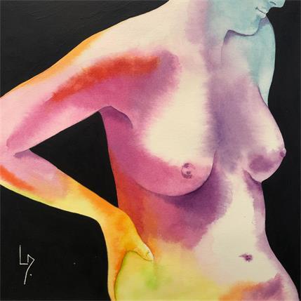 Peinture NF 62 par Loussouarn Michèle | Tableau Figuratif Aquarelle Nu