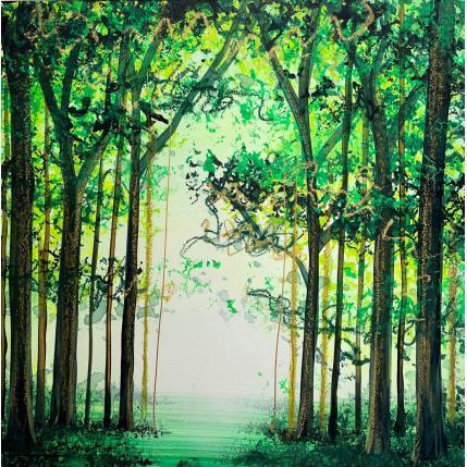 Peinture Foret naturelle par Locoge Alice | Tableau  Acrylique