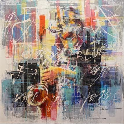 Peinture Jazz Café  par Silveira Saulo | Tableau Figuratif Acrylique Portraits, scènes de vie
