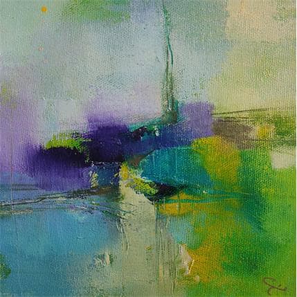 Peinture Petite nature par Teoli Chevieux Carine | Tableau Abstrait Acrylique