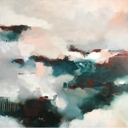 Peinture Rien d'Impossible par Dumontier Nathalie | Tableau Abstrait Huile Minimaliste