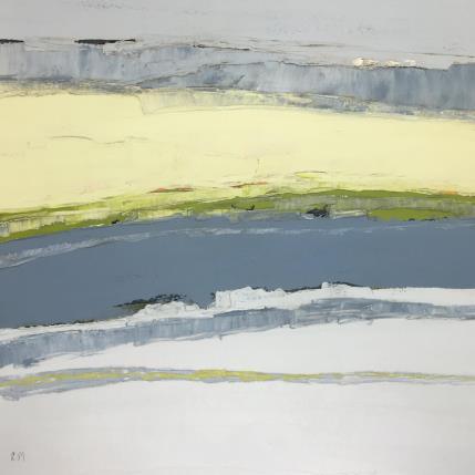 Peinture Douce Journée par Marteau Frederique | Tableau Abstrait Huile Paysages