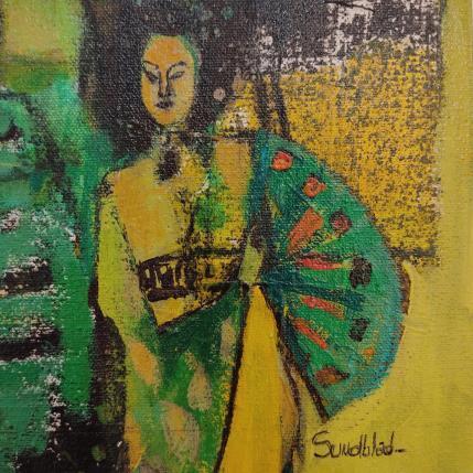 Peinture Madame butterfly par Sundblad Silvina | Tableau  Acrylique