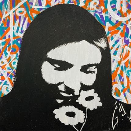 Peinture My darling par Di Vicino Gaudio Alessandro | Tableau Street Art Acrylique, Graffiti Scènes de vie