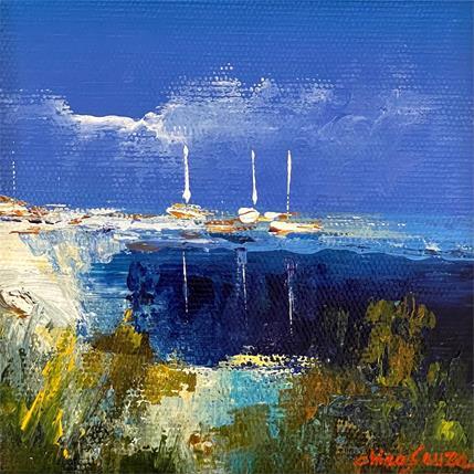 Peinture Marina tropical par Chico Souza | Tableau  Huile