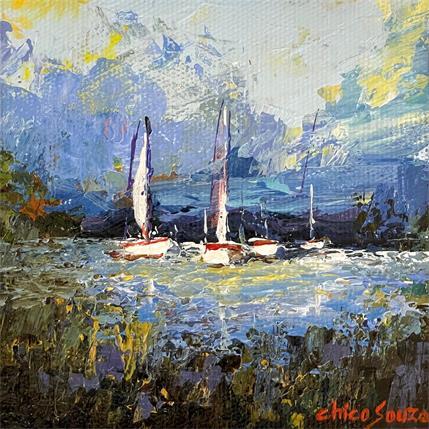 Peinture Navegantes par Chico Souza | Tableau  Huile
