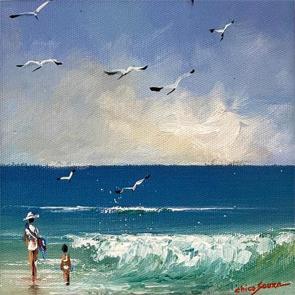 Peinture Mostrando o mar par Chico Souza | Tableau  Huile