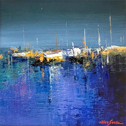 Peinture Encontro maritimo par Chico Souza | Tableau  Huile