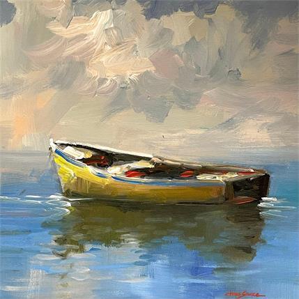 Peinture Deixe a onda me levar par Chico Souza | Tableau  Huile