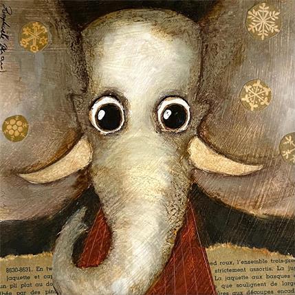 Peinture Petit éléphant par Penaud Raphaëlle | Tableau  Acrylique