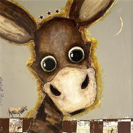 Peinture L'âne et le boeuf par Penaud Raphaëlle | Tableau  Acrylique