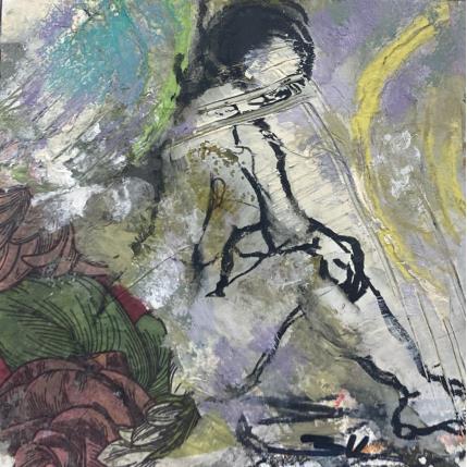 Peinture Mon soleil par Kerbastard Béatrice | Tableau  Acrylique, Fusain, Pastel