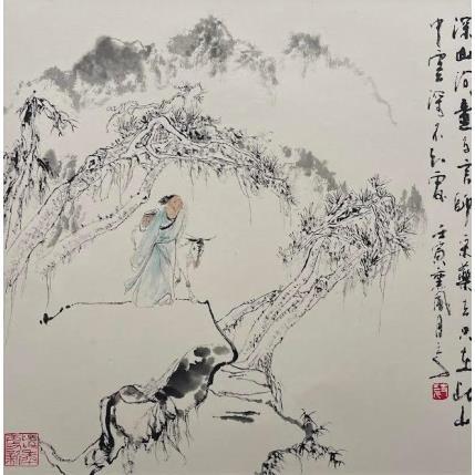Peinture Ancient times par Sanqian | Tableau Art naïf Paysages