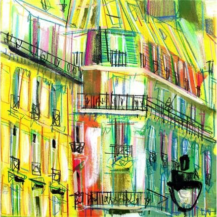 Peinture Quand vient le matin par Anicet Olivier | Tableau  Acrylique