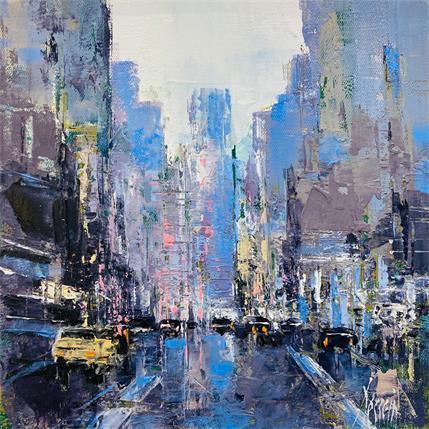 Painting Morning in NY by Dessein Pierre | Painting Abstract Oil