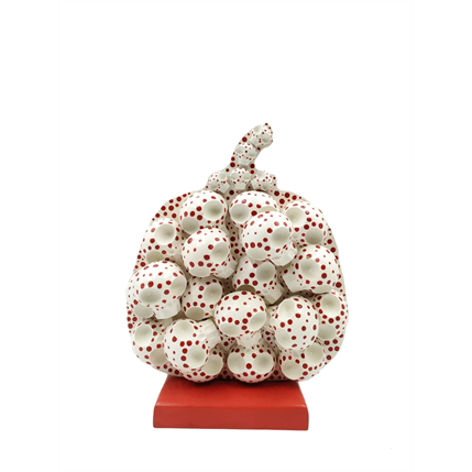 Sculpture Citrouilleskull par VL | Sculpture Pop-art