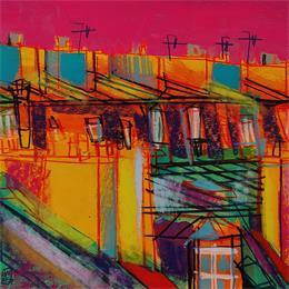 Pintura Aube nouvelle por Anicet Olivier | Pintura Figurative Acrylic Urban