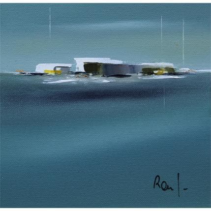 Peinture Instant d'émotion 37 par Roussel Marie-Ange et Fanny | Tableau Figuratif Huile Marine, Paysages