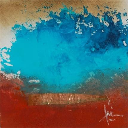 Pintura Abstraction #8322 por Hévin Christian | Pintura Abstract Acrylic Minimalist