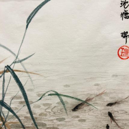 Peinture Song of the pool par Amblard Rui | Tableau Figuratif Aquarelle Paysages, scènes de vie