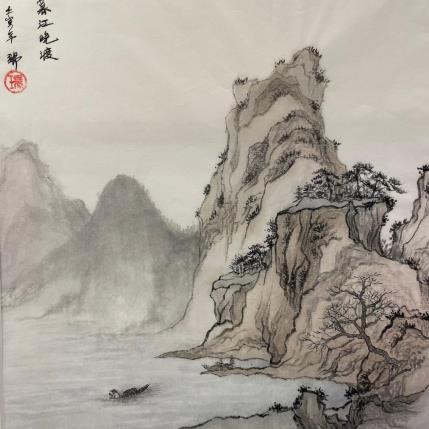 Peinture Sailing alone  par Amblard Rui | Tableau  Aquarelle