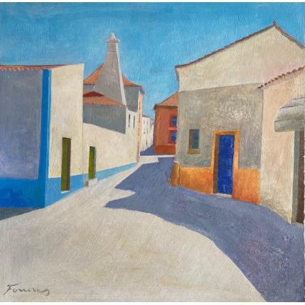 Peinture Premier soleil d'été par Foucras François | Tableau Figuratif Acrylique Paysages