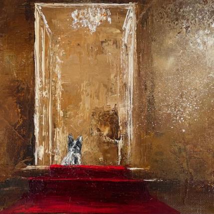 Peinture gardien  par Vinnie | Tableau Figuratif Huile Scènes de vie