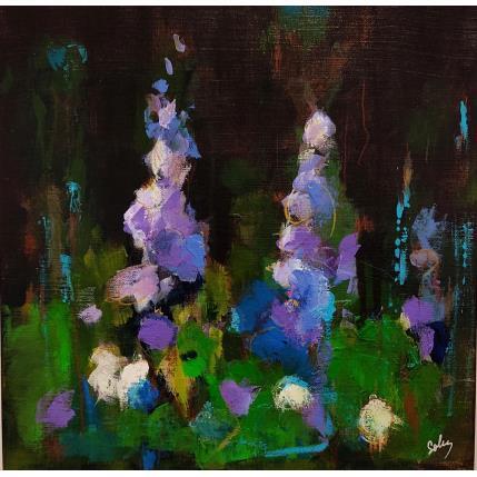 Peinture Jardin 2 par Solveiga | Tableau Figuratif Acrylique, Huile Nature, Paysages