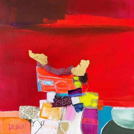 Painting Perché pour dominer-1 by Lau Blou | Painting Abstract Acrylic, Cardboard